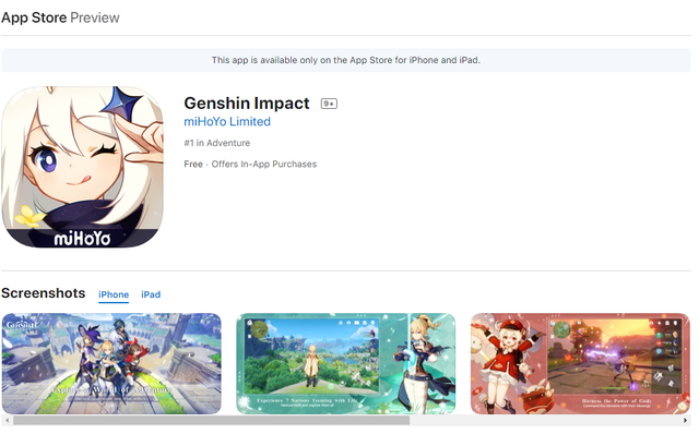 Tải ngay Genshin Impact, vừa ra đã đứng số 1 trên App Store nhưng lại khiến game thủ Việt phẫn nộ khóc hận - Ảnh 2.