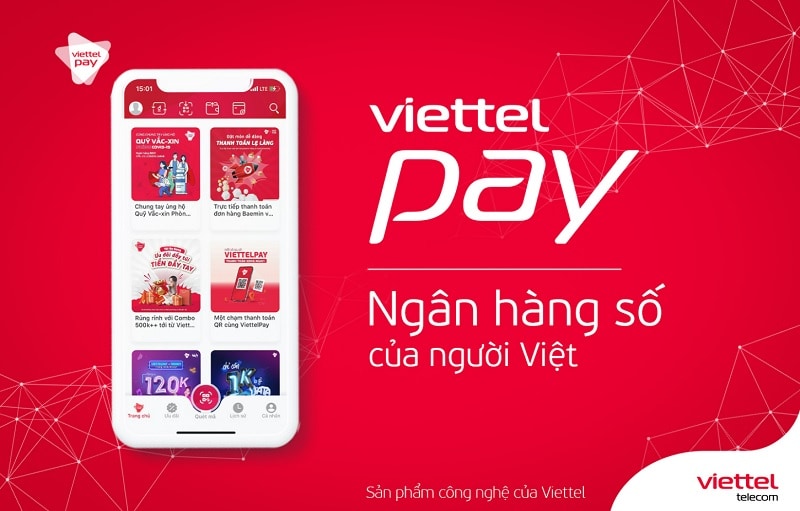 Viettel pay là ứng dụng ngân hàng số 
