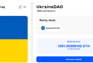 Vài điều quan trọng về ví UkraineDao Flag NFT